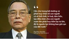Tình cảm và sự quan tâm của cố Thủ tướng Chính phủ Phan Văn Khải đối với Trường Đại học Vinh