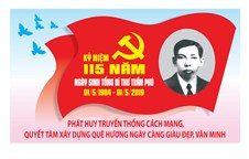 Kỷ niệm 115 năm Ngày sinh đồng chí Trần Phú (1/5/1904 - 1/5/2019)
